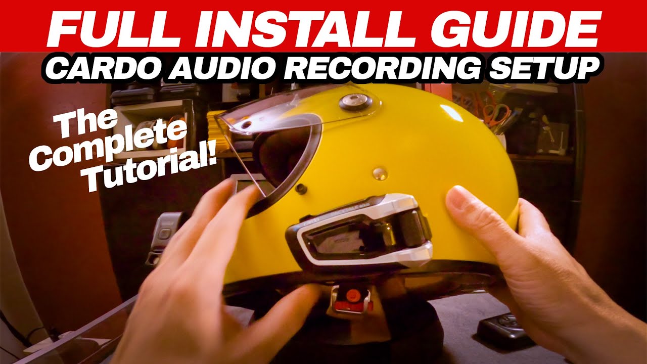 Complete Helmet Recording Setup Guide! (ENG SUBS CC)