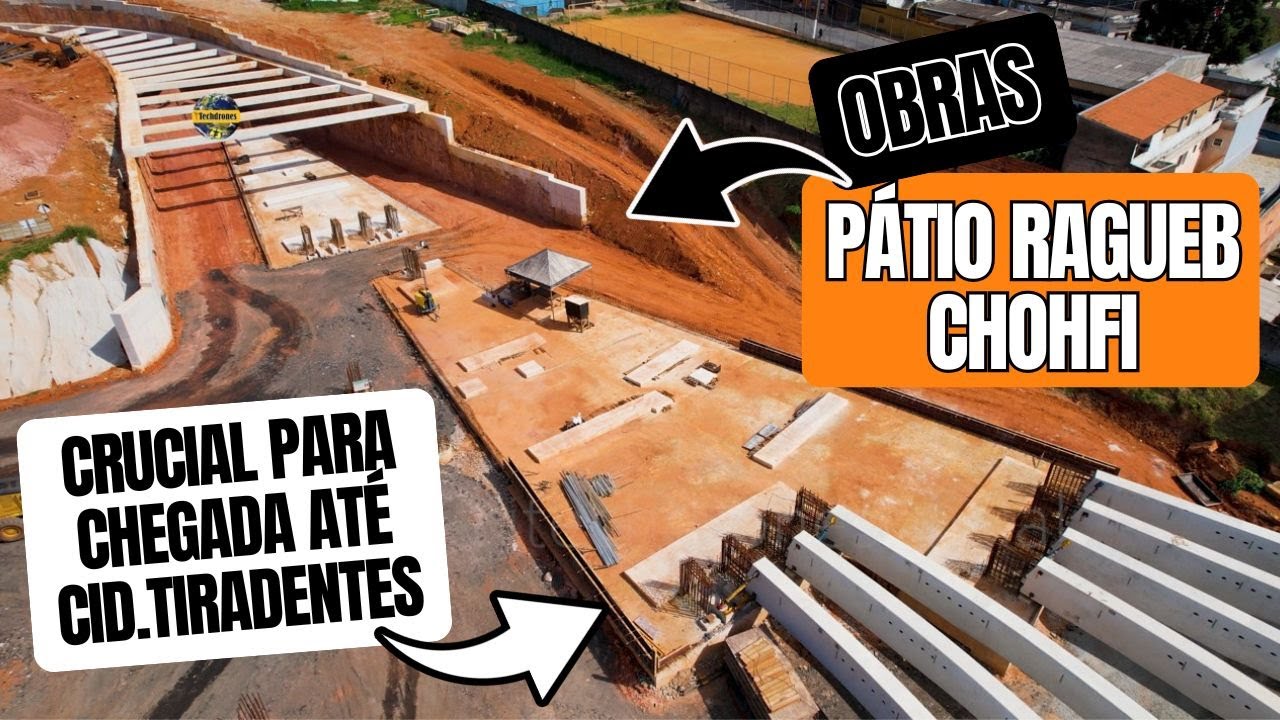 OBRAS L 15 PRATA MONOTRILHO P&Aacute;TIO RAGUEB CHOHFI AQUI SER&Aacute; IMPORTANTE PRA CHEGADA AT&Eacute; CID.TIRADENTES