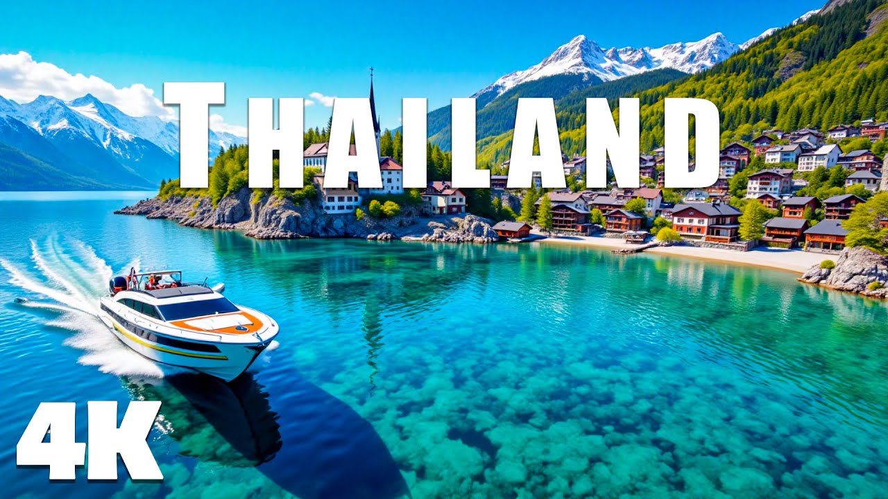 FLYING OVER THAILAND - DRONE FOOTAGE ULTRA HD, Drone Aerial Relaxation Film with Deep House Chill