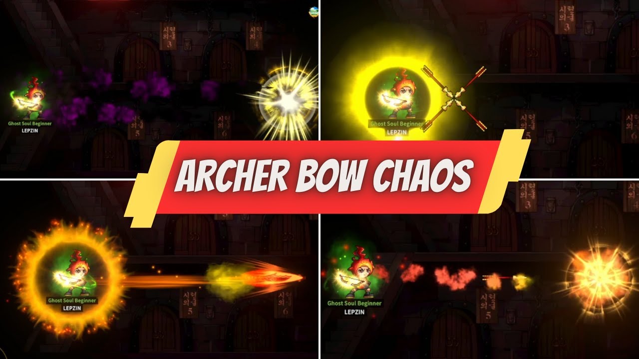 SECONDARY SKILL ARCHER BOW CHAOS - GHOST SOUL M [귀혼M]