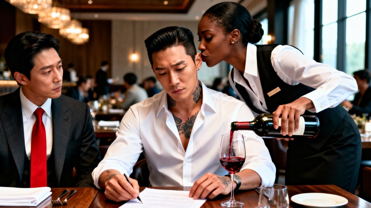 “Your Translator Is Lying!” — Black Waitress Warns The Mafia Boss Before A Korean Deal