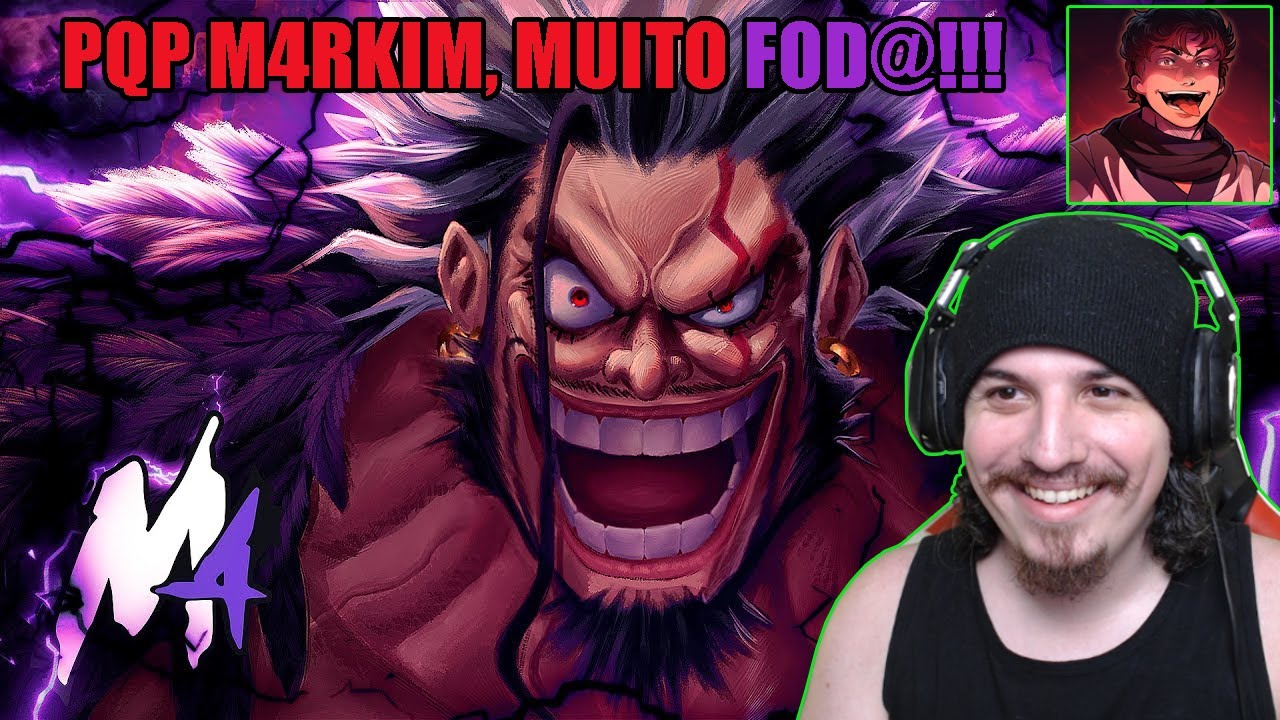 M4RKIM DE VOLTA DE FORMA INSANA MLK!!! - React M4rkim - DAVY D. JONES (Rocks D. Xebec)