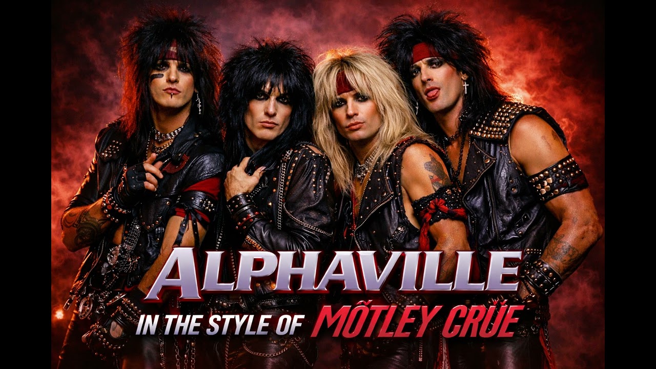 Big in Japan (Glam Metal NEW VERSION ) | Alphaville in the Style of Mötley Crüe | 80s