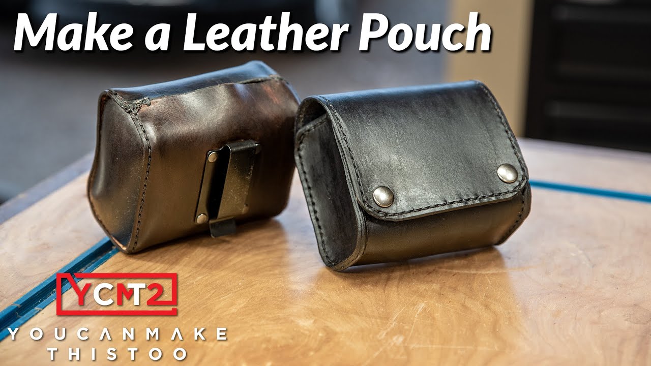 Make a Leather Pouch | Dog Treat Bag