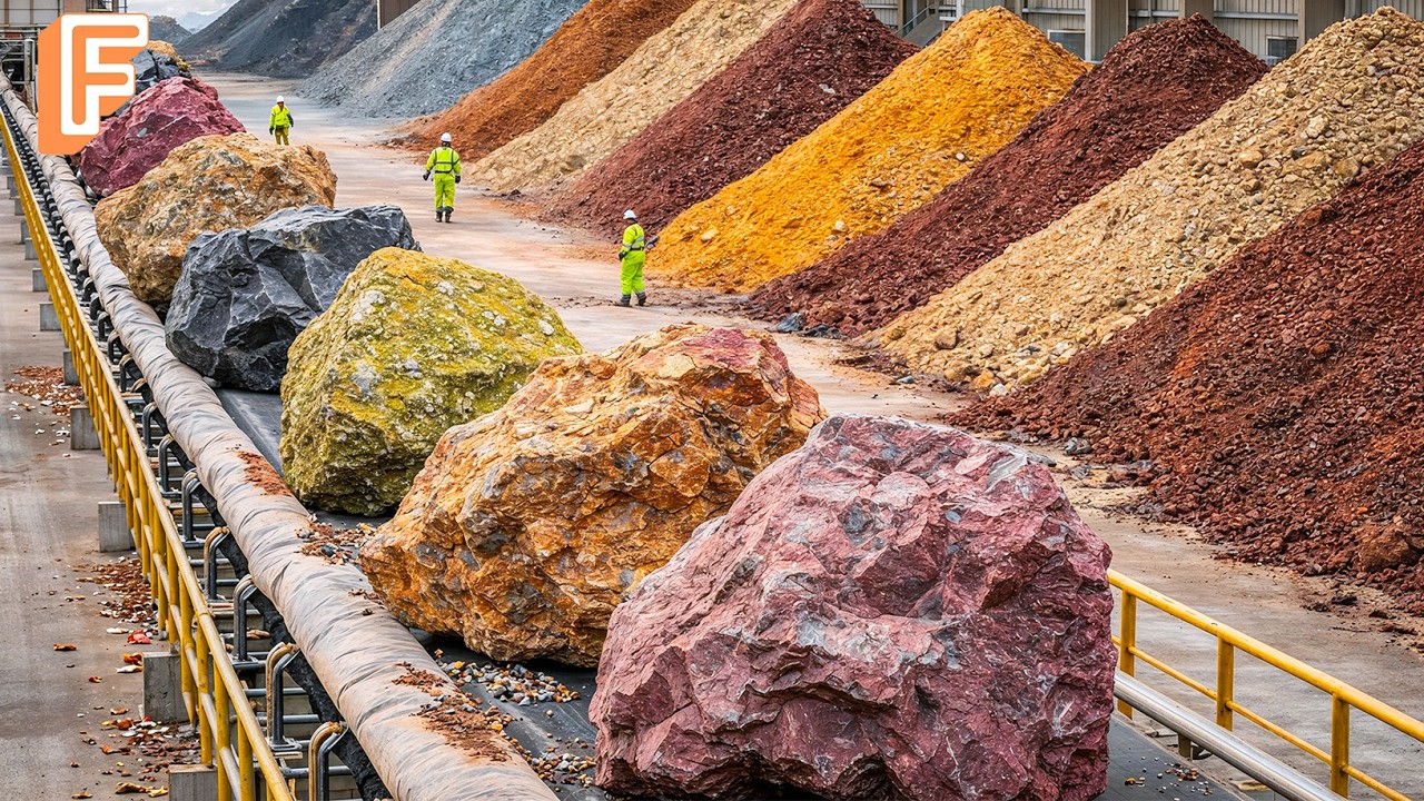 How Rare Earths Elements Are Extracted And Refined Inside Massive Industrial Plant