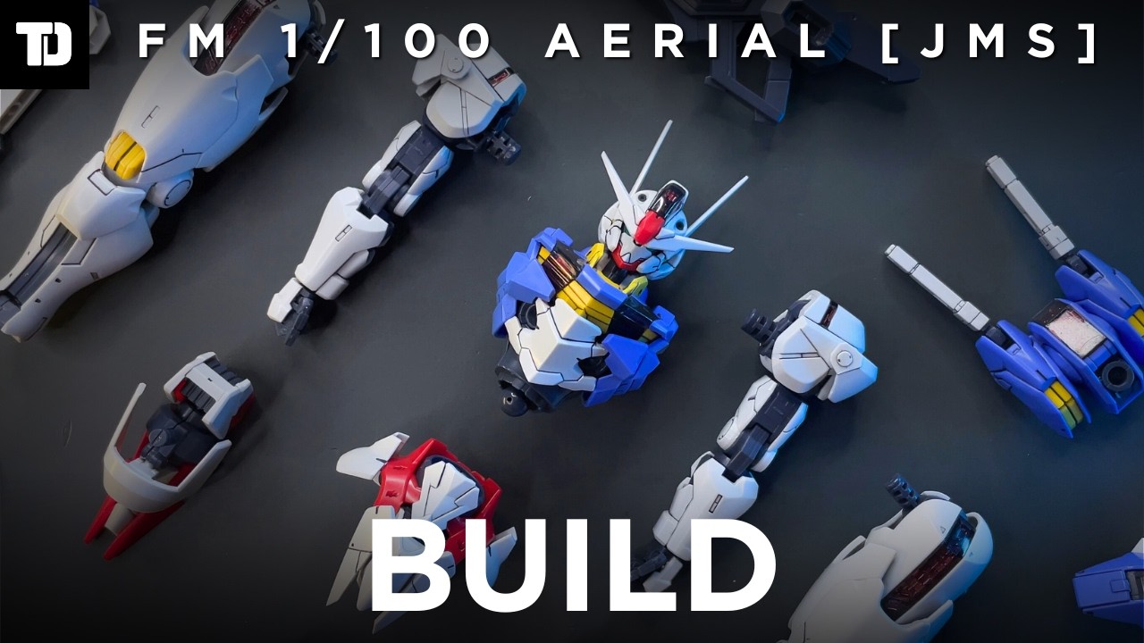 Gundam Aerial JMS  |  Full Mechanics | Bootleg | SPEED BUILD| ASMR BUILD