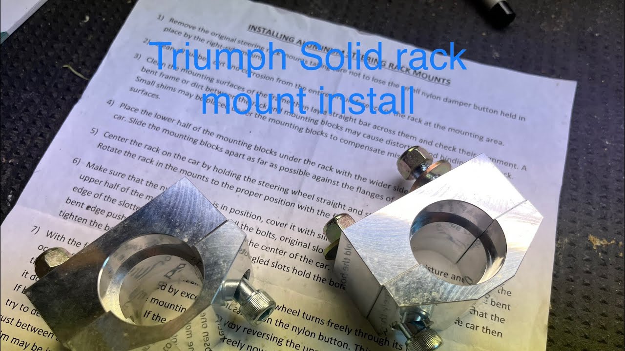 Triumph solid rack mount upgrade