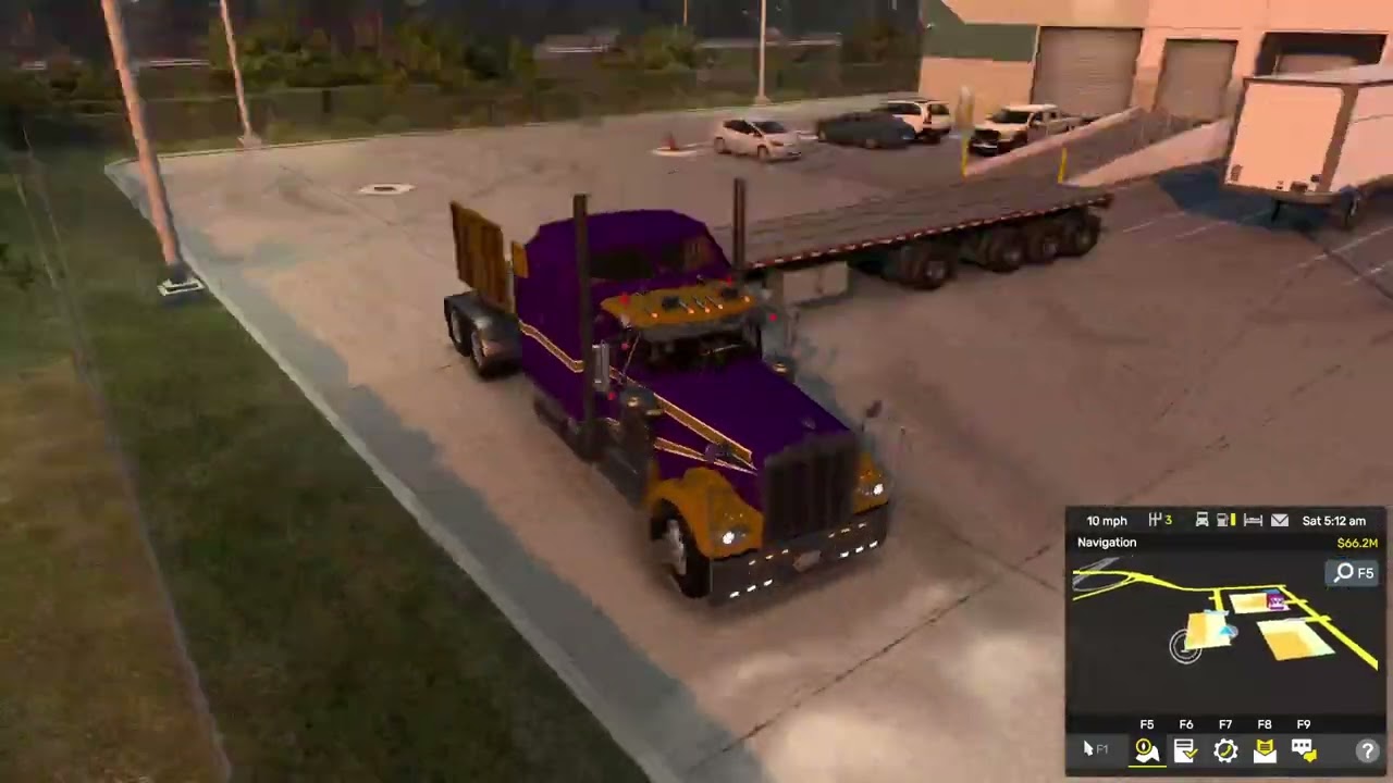 American Truck Simulator: Waste Paper & A Food Trailer