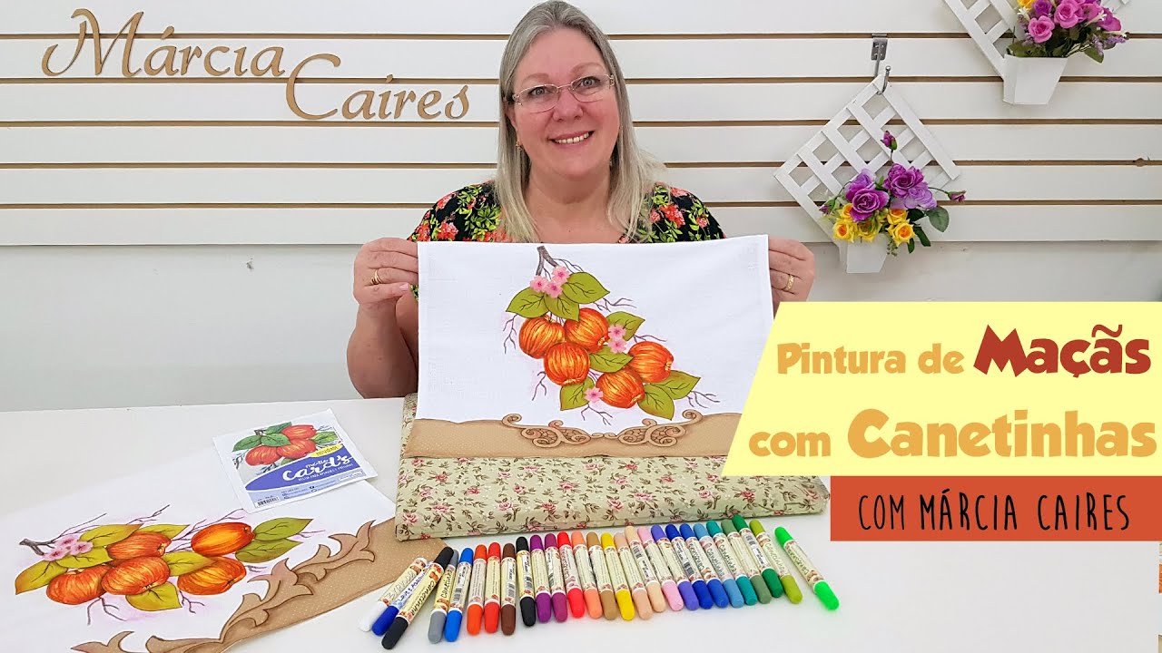Tudo em Cima | Pintura de Maçãs com as Canetinhas