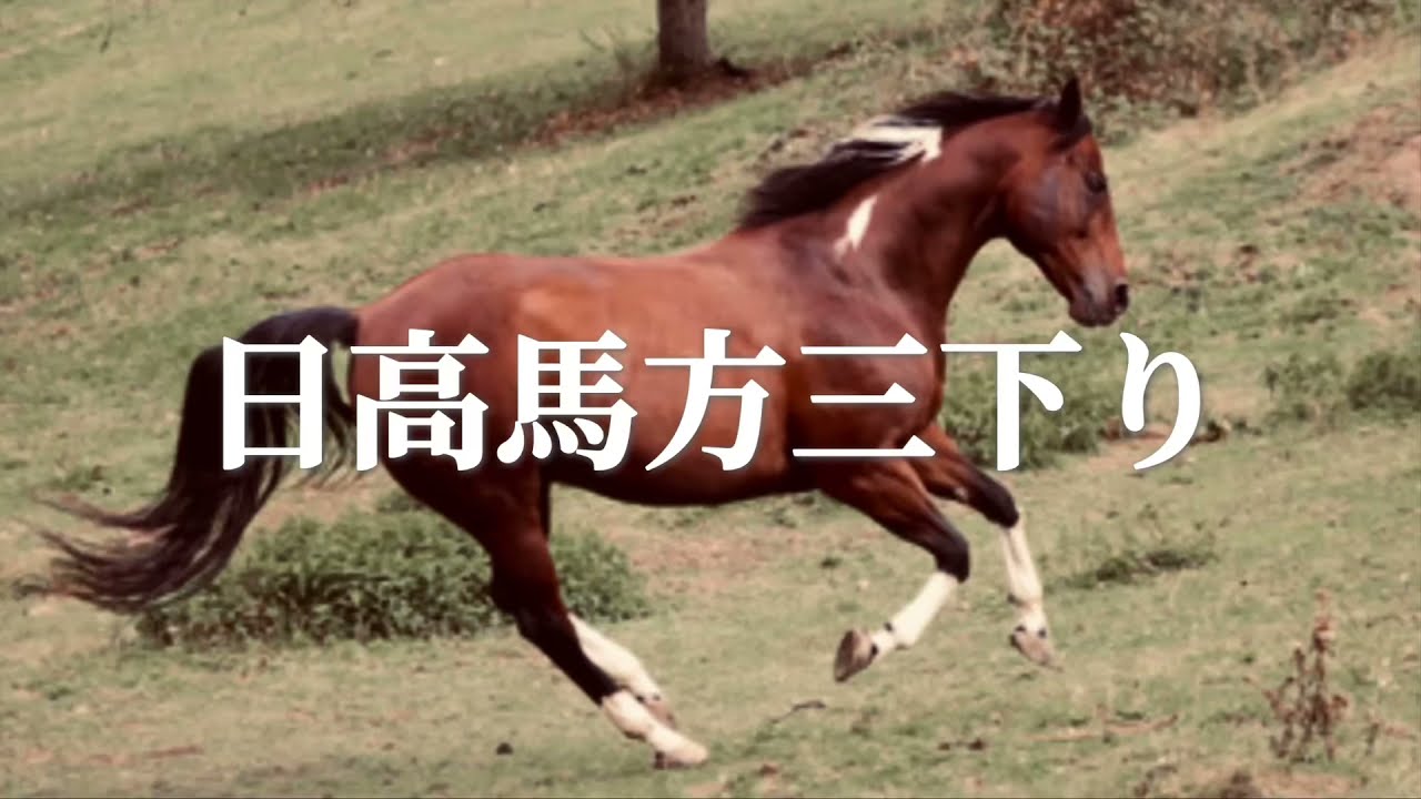 日高馬方三下り（渡部章英）北海道民謡