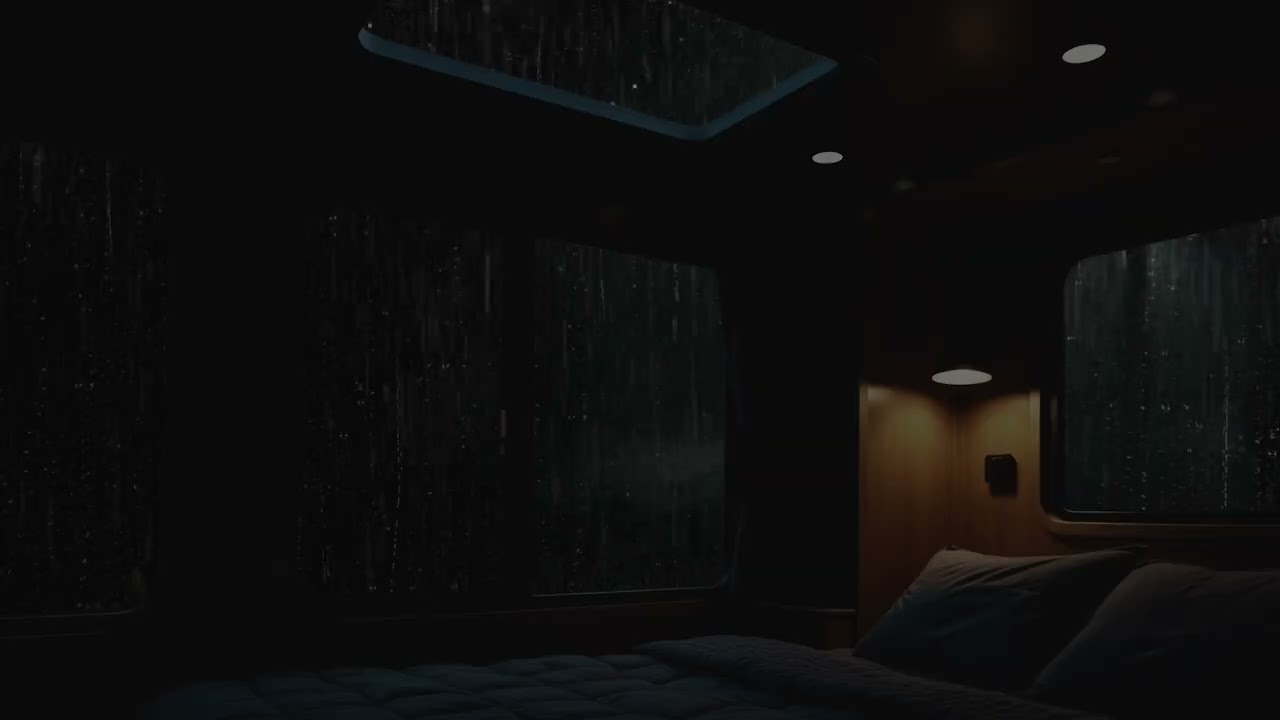 No Ads ,Relieve Stress in Under 3 Minutes 🌧️ Fall Asleep Fast with Heavy Rain & Thunder on a Car