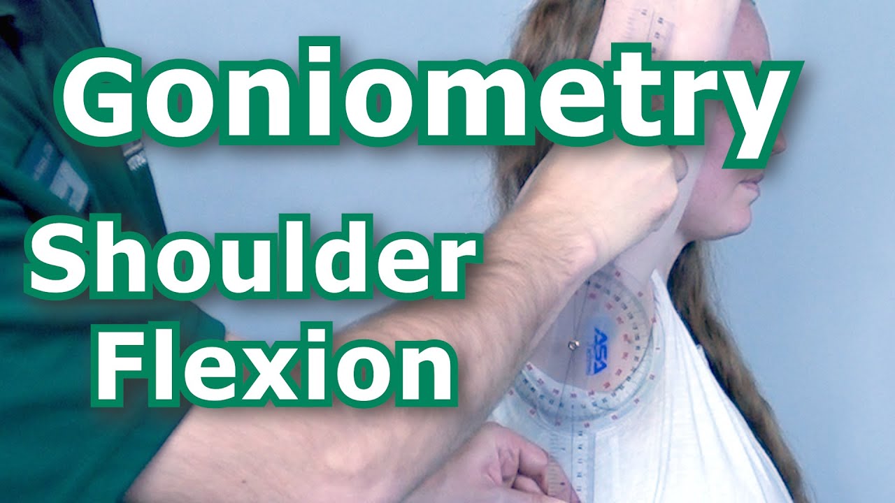 Goniometry - Shoulder Flexion