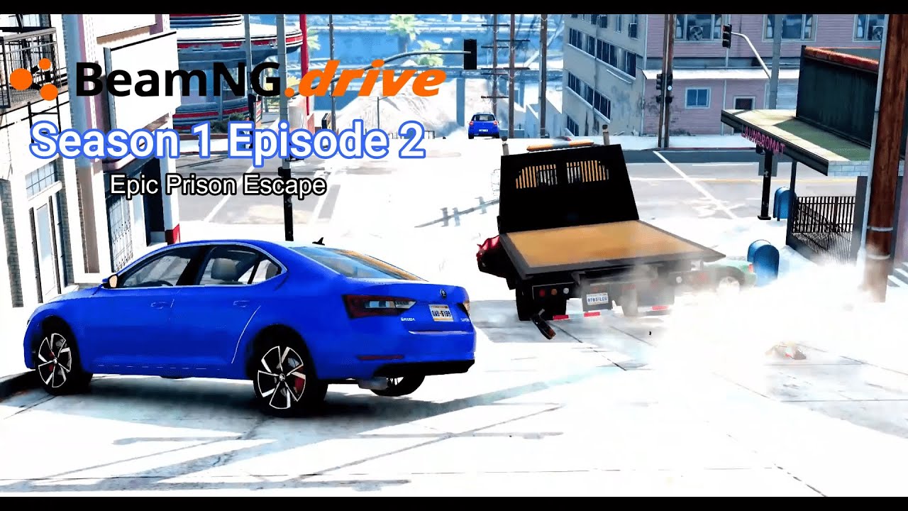 Beamng Drive Movie - High Speed (2023) | (S1 Ep2) - Epic Prison Escape