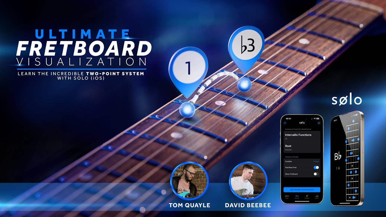 Ultimate Fretboard Visualization - Learn the incredible Two-Point System with Solo - OUT NOW!