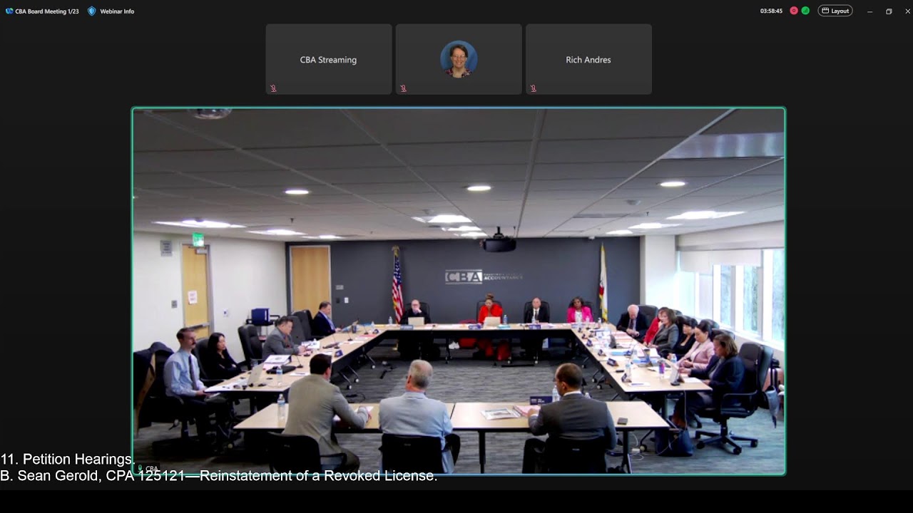 CBA Meeting 01/23/26