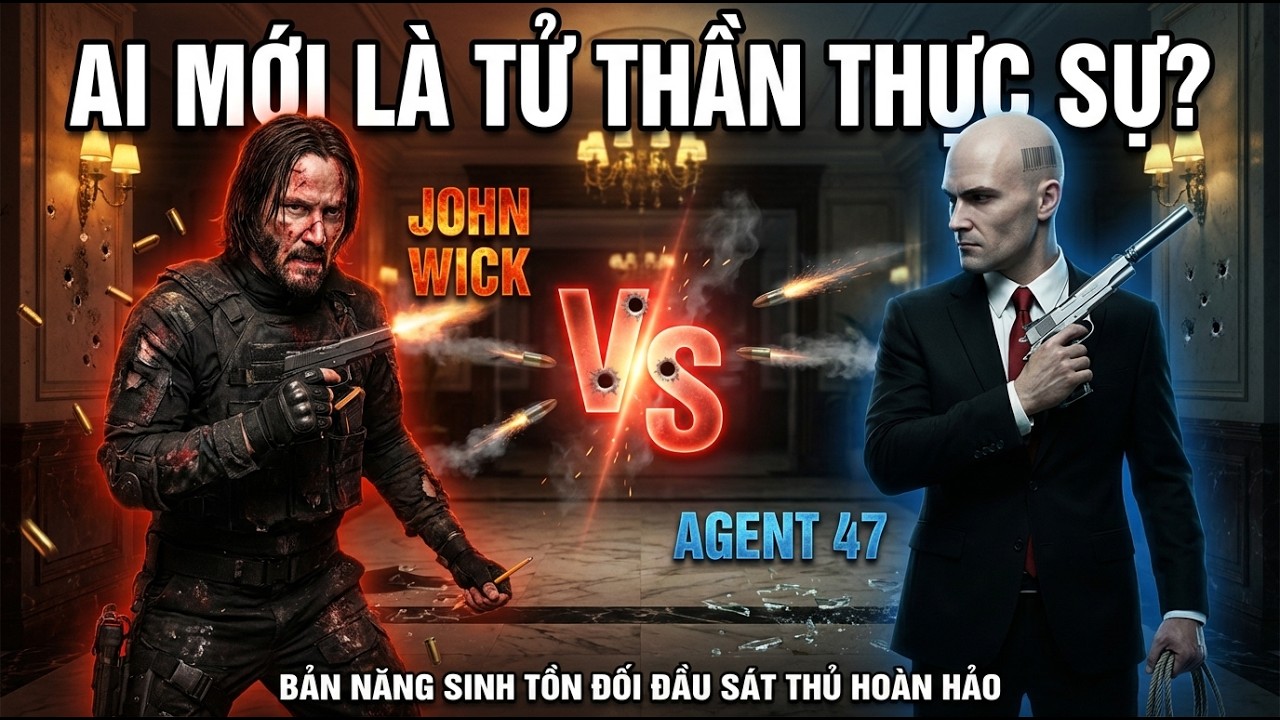 JOHN WICK vs AGENT 47: Bản Năng Sinh Tồn vs Sát Thủ Hoàn Hảo | Ai Mới Là Tử Thần Thực Sự?