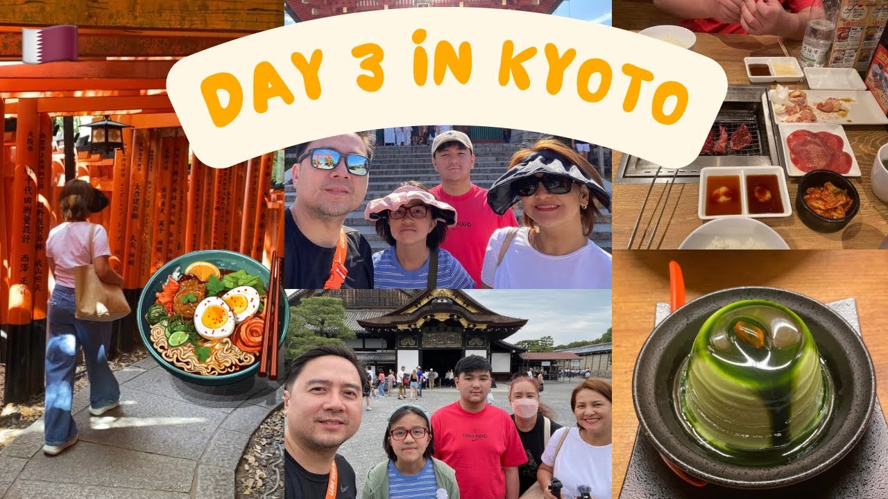 Kyoto Day 3 🇯🇵: Fushimi Inari, Nijo Castle, Ichiran, Yakiniku Like June 7, 2025
