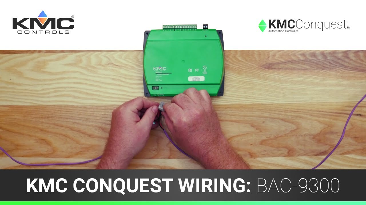 KMC Conquest Wiring: BAC-9300 Series Unitary Controllers