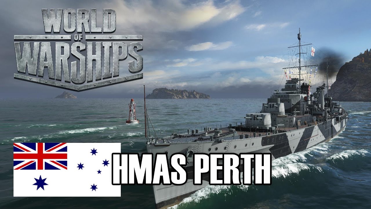 World of Warships - HMAS Perth