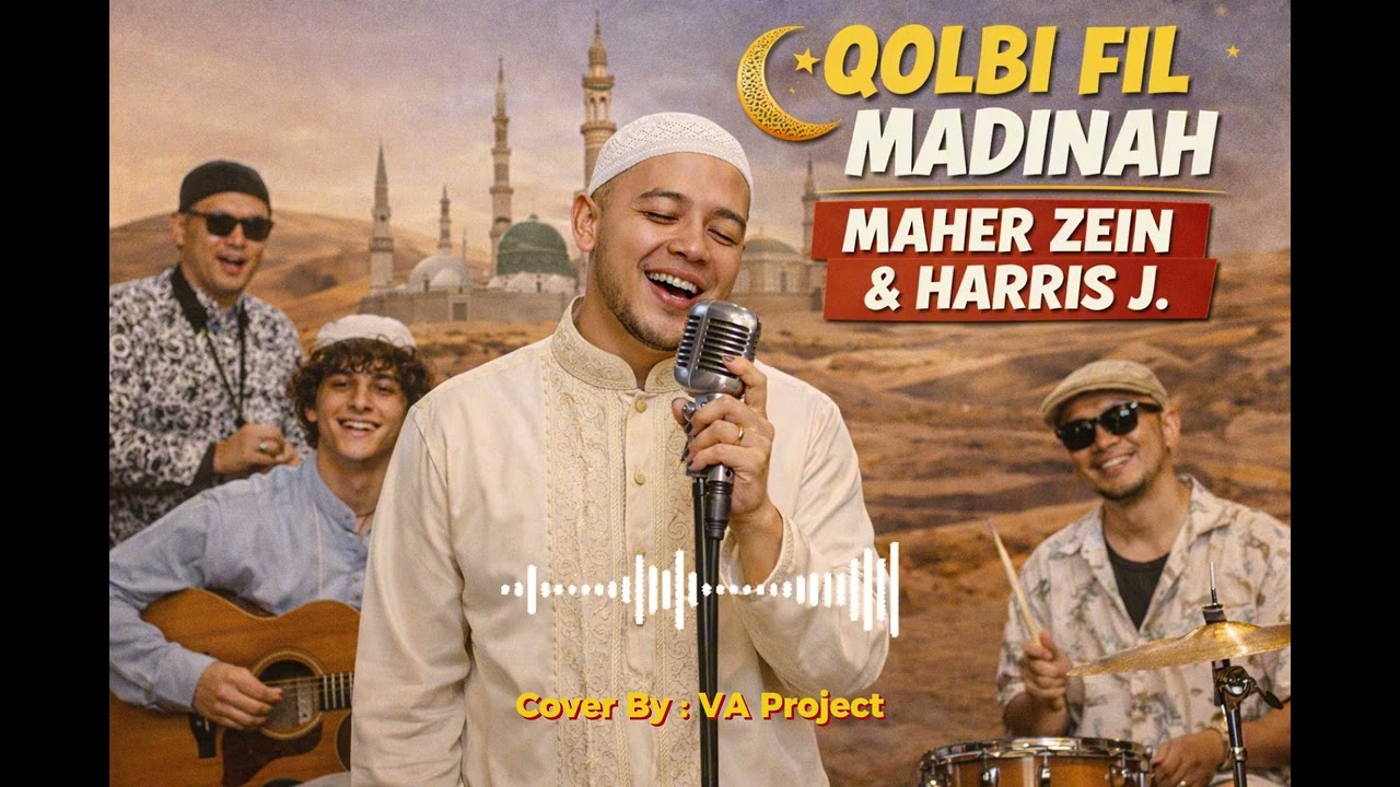 Qalbi Fil Madinah - MAHER ZEIN & HARRIS J. | COVER BY VA PROJECT