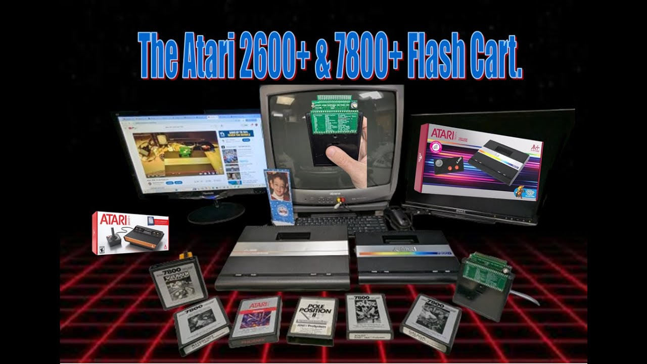 Atari 2600+ and Atari 7800+ Can work with a Flash Cartridge