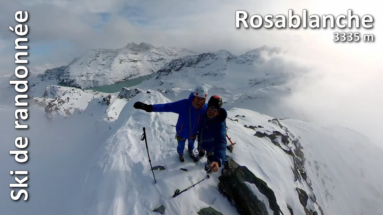 Ski de randonnée : Rosablanche 3336 m