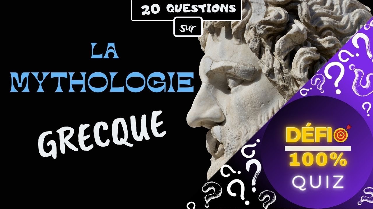 ⭐ Quiz - Défi 100%  ⭐ La Mythologie Grecque  (20 Questions)