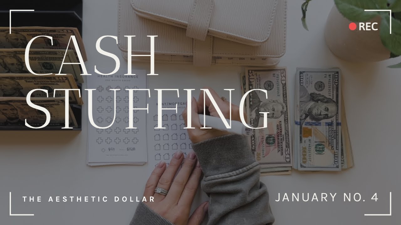 Cash Stuffing + New Savings Challenge | 1705 долларов | Январь, № 4 | Как получить месяц вперёд