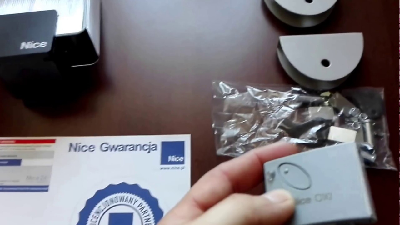 Awix Goleniów - Zestaw Nice Hopp do bramy dwuskrzydłowej. www.uslugiawix.pl