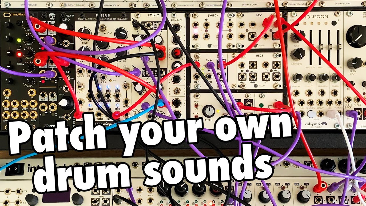 Modular drums: how to make kicks, hats, Buchla bongos and more from scratch
