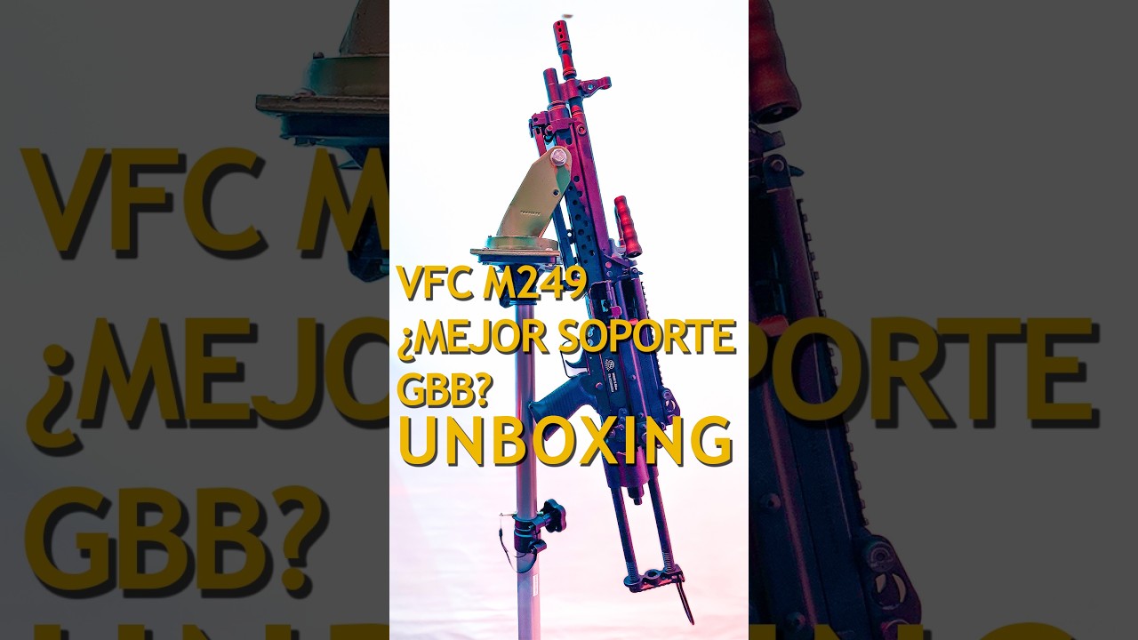 VFC m249 a gas unboxing! La esperé por años y al fin llegó la SAW GBB