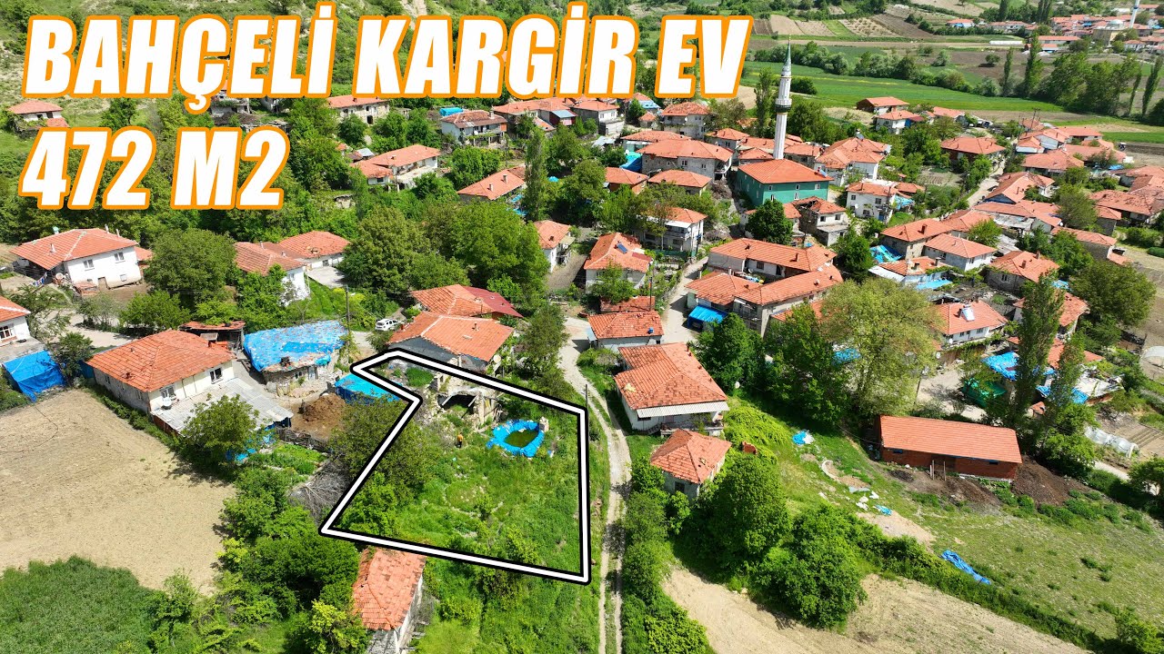 1526- SATILDI........Sındırgı Kınık'ta 472 m2 Köy İçinde Bahçeli Kargir Ev/ Harika Köy Hayatı