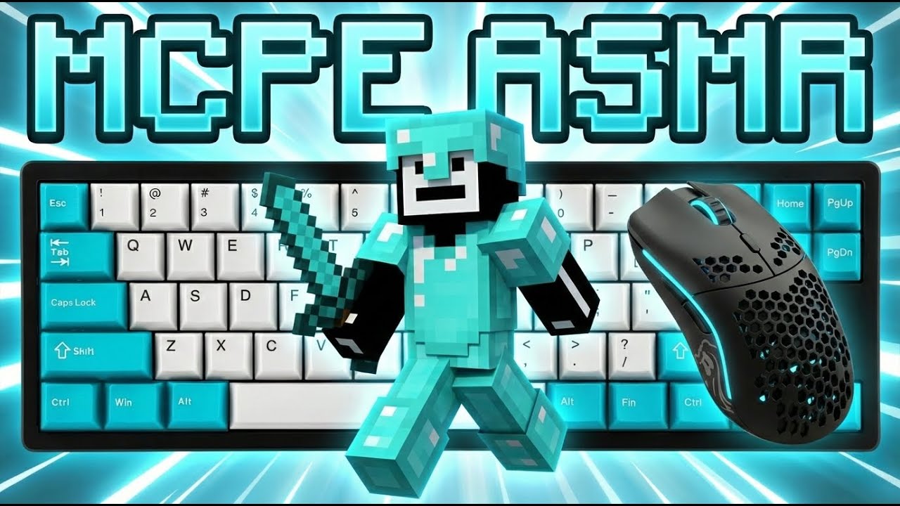 Relaxing Minecraft BedWars ASMR | CubeCraft Keyboard & Mouse