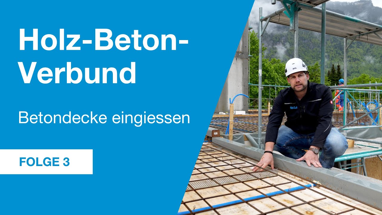 So funktioniert der Holz-Beton-Verbund – Beton eingiessen 🪵🪨💧(3/3)