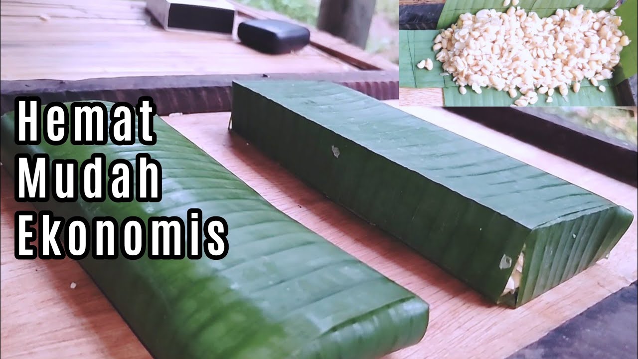 CARA BUNGKUS TEMPE PAKE DAUN PISANG PALING MUDAH  & PRAKTIS |Obrol Sunda'y