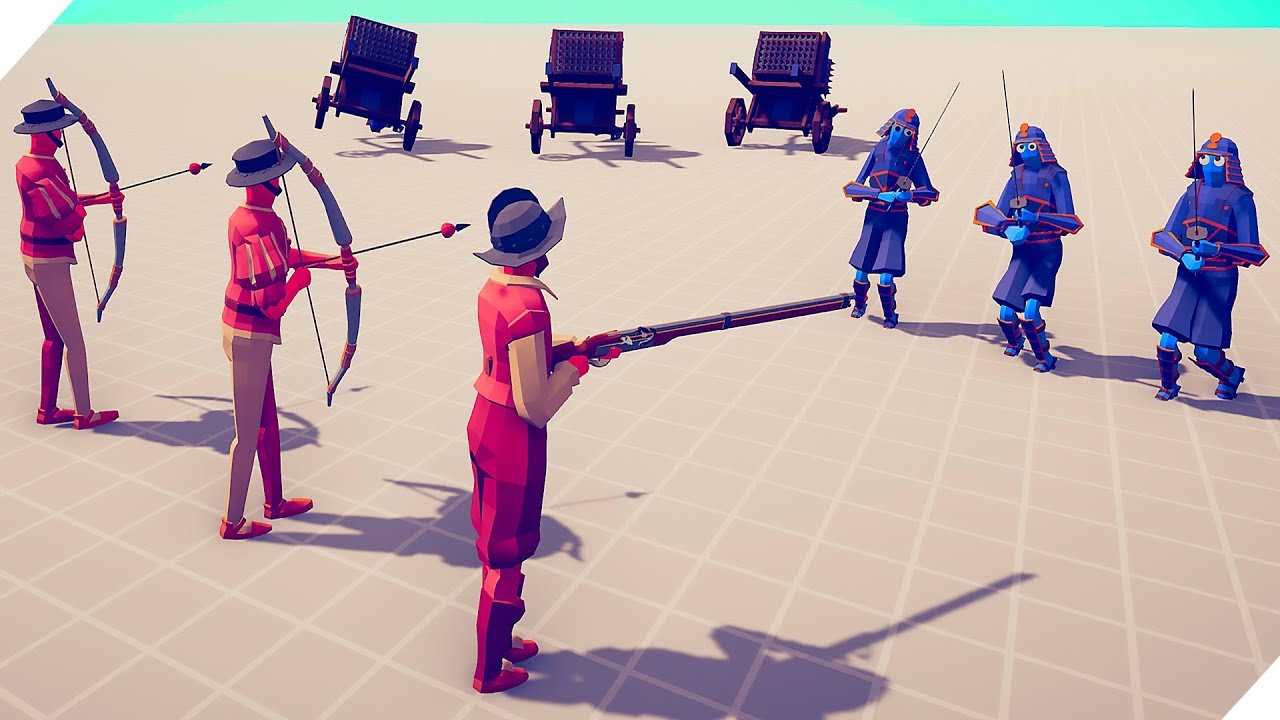 МУШКЕТЫ и ЛУЧНИКИ против ВОИНОВ ДИНАСТИИ - Totally Accurate Battle Simulator  Табс