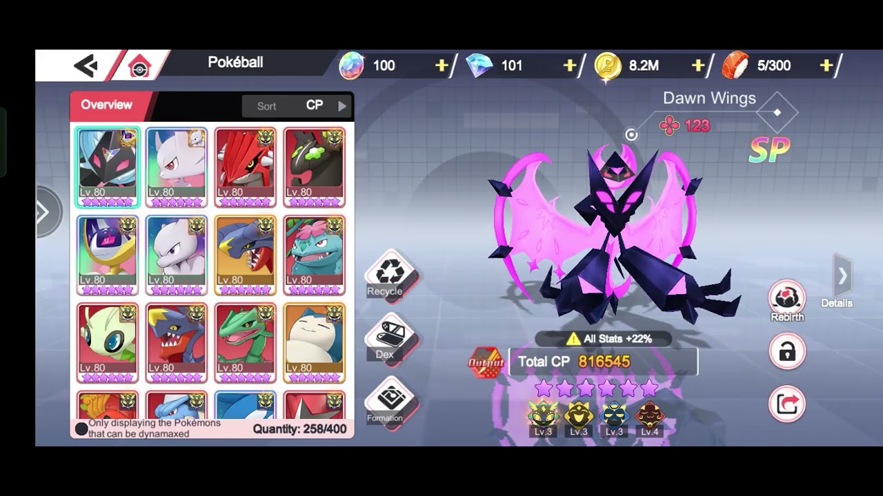 Finally got Dawn Wings Plate in pokeverse world Monster Master : Saga_Thank you for 500 Subscribers
