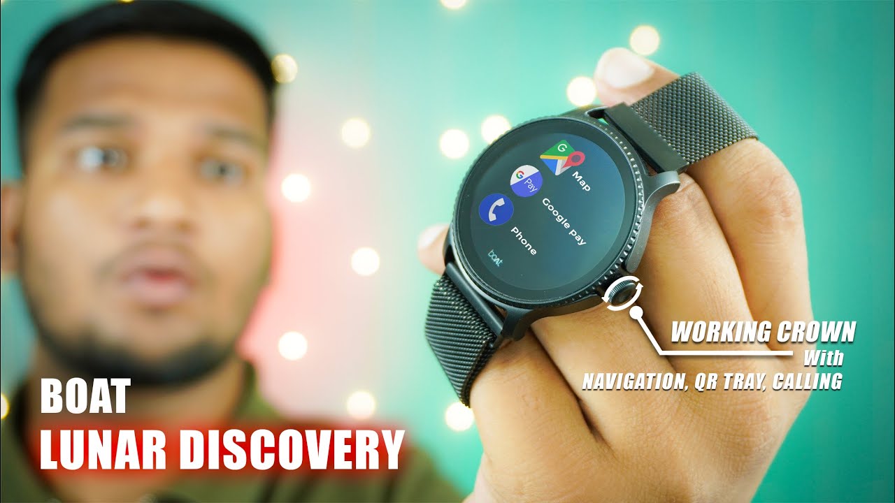 Boat Lunar Discovery Smartwatch Review ⚡Navigation | QR Tray | Boat Lunar Discovery 1.39