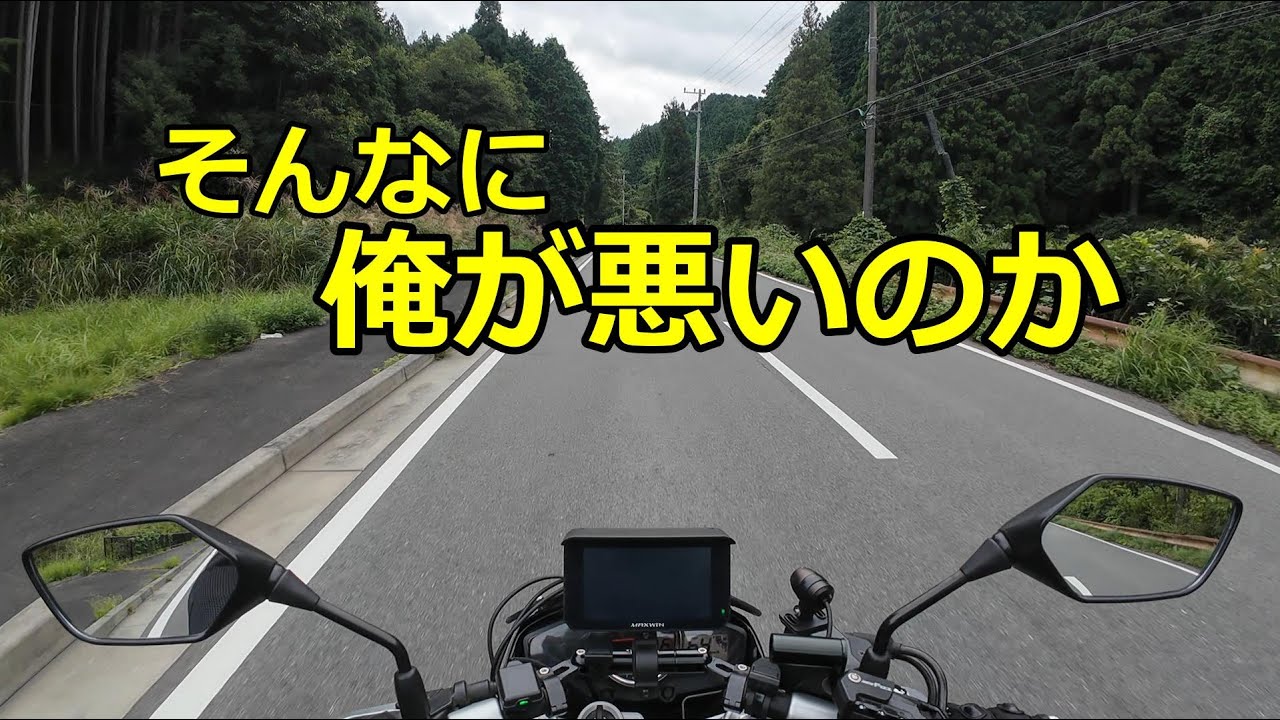 そんなに俺が悪いのか【GSR250モトブログ】