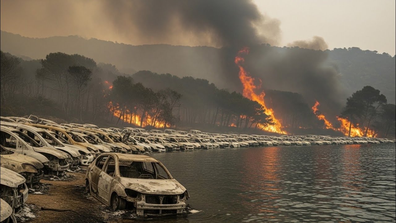 Terrifying Wildfire Traps Tourists on Sardinia Beach, Italy&mdash; Coast Guard Rescues 100+ by Boat!
