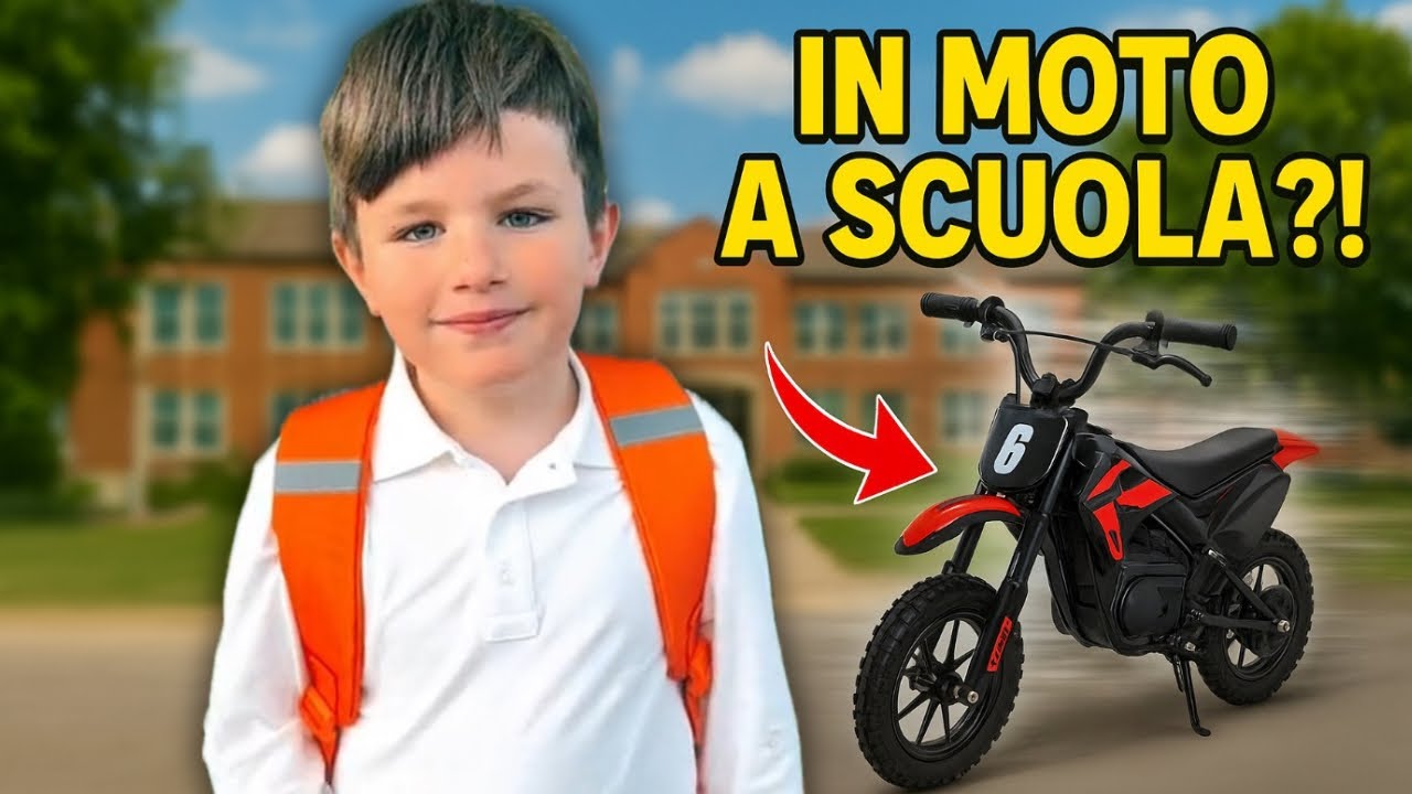 PRIMO GIORNO DI SCUOLA IN MOTO😱😱🏍️|| UNA GIORNATA CON LA FAMIGLIA FRAPPY