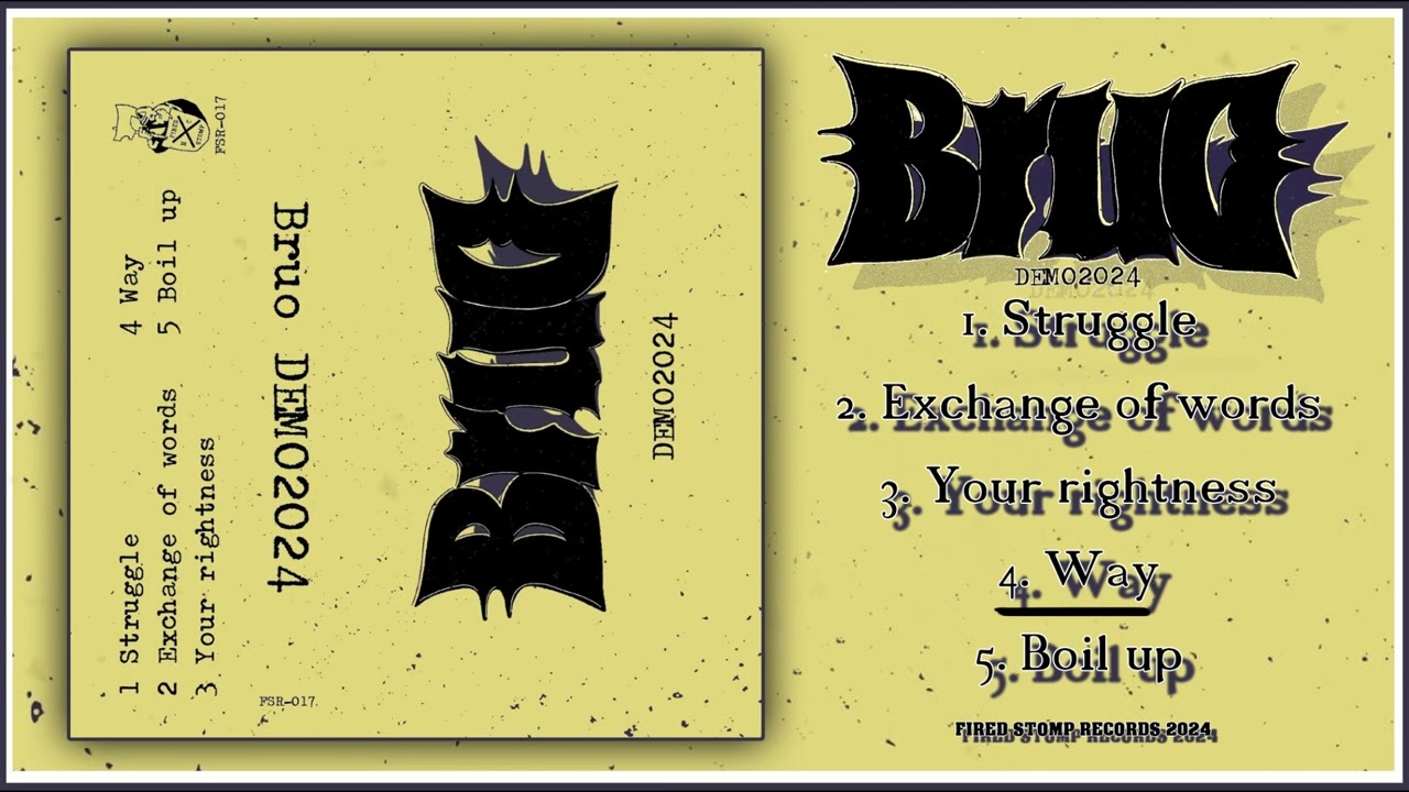 BRUO - DEMO2024 (Japanese Hardcore, 2004, FULL TAPE)