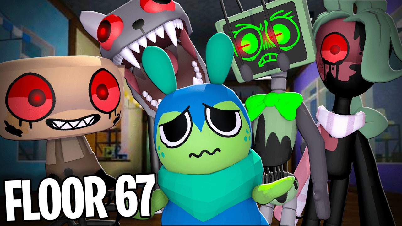 FUI ATÉ O FLOOR 67 DE SQUIRM | DANDY'S WORLD