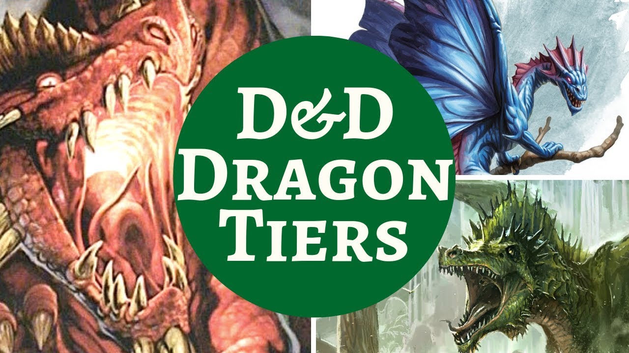 РЕЙТИНГ МОНСТРОВ D&D - ДРАКОНЫ