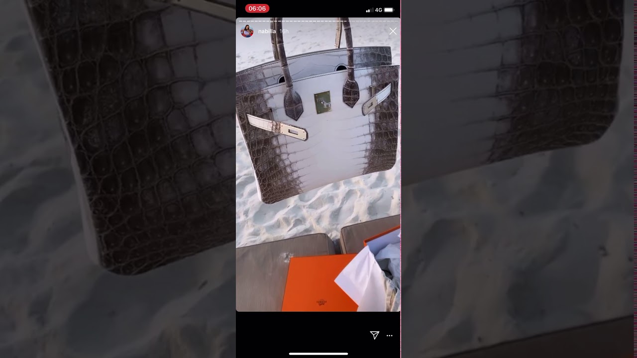 Thomas Vergara offre &agrave; Nabilla un sac Herm&egrave;s qui co&ucirc;te 300000 pour son anniversaire