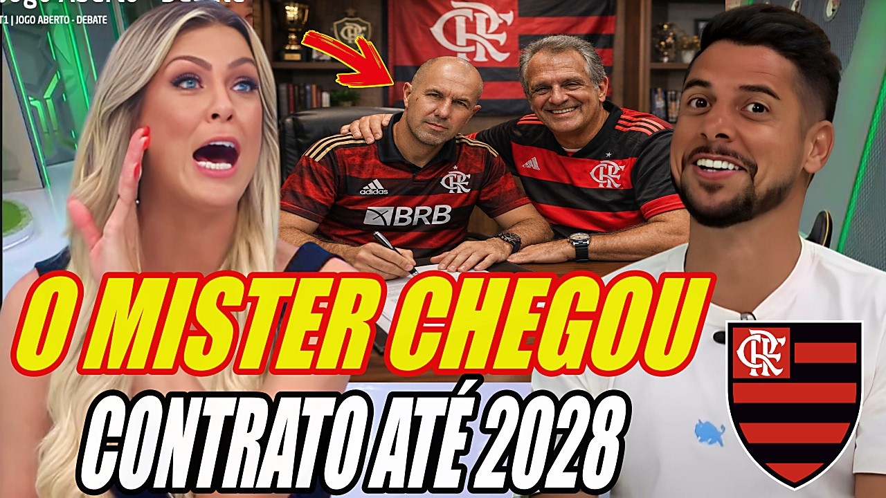 🚨 LEONARDO JARDIM CHEGOU COM TUDO NO FLAMENGO! MENINA RENATA FAN DEU O PAPO NOVO TECNICO NO MENGÃO!