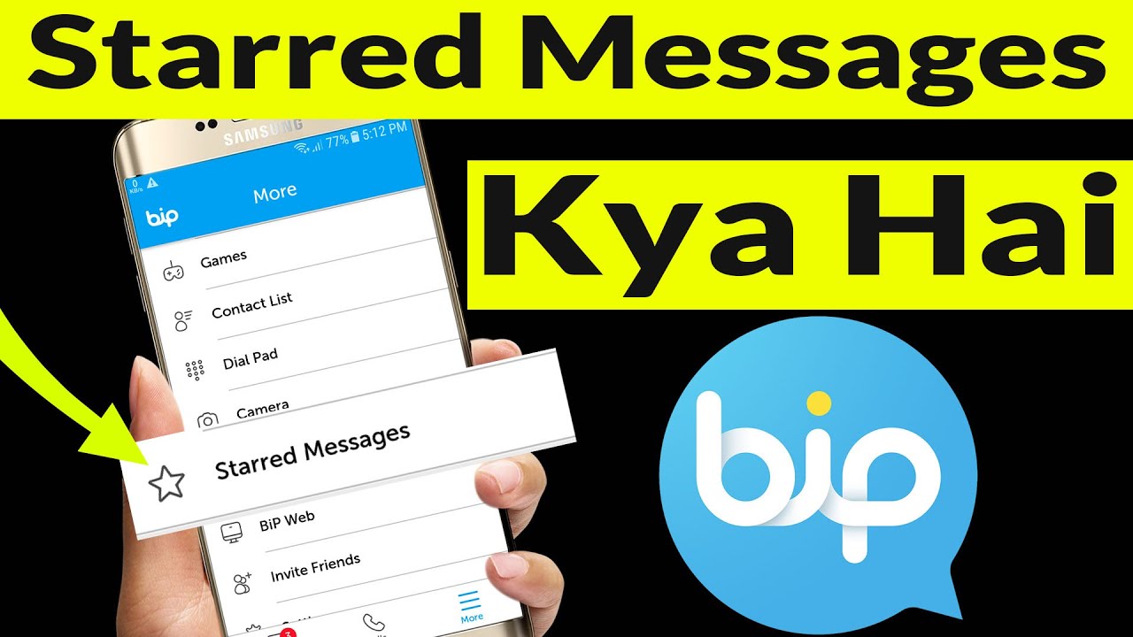 Starred Messages In Bip App - What is Starred Messages in Bip - Bip App Setting