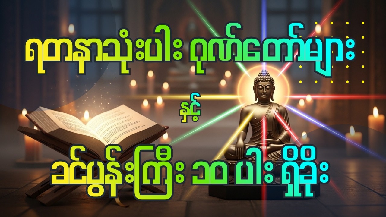 ရတနာသုံးပါး ဂုဏ်တော်များနှင့် ခင်ပွန်းကြီး ၁၀ ပါး ရှိခိုးမေတ္တာပို့