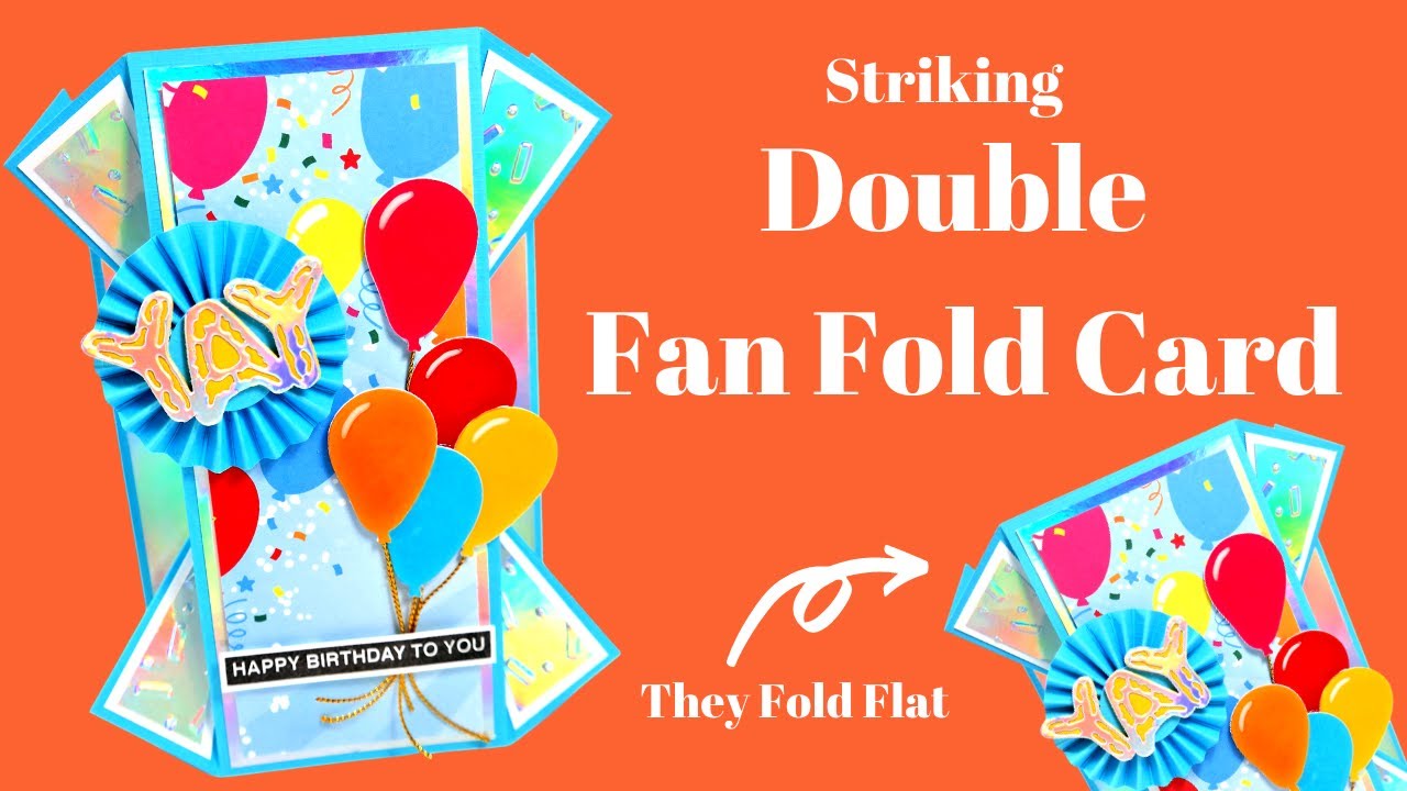 Double Fan Fold Cards