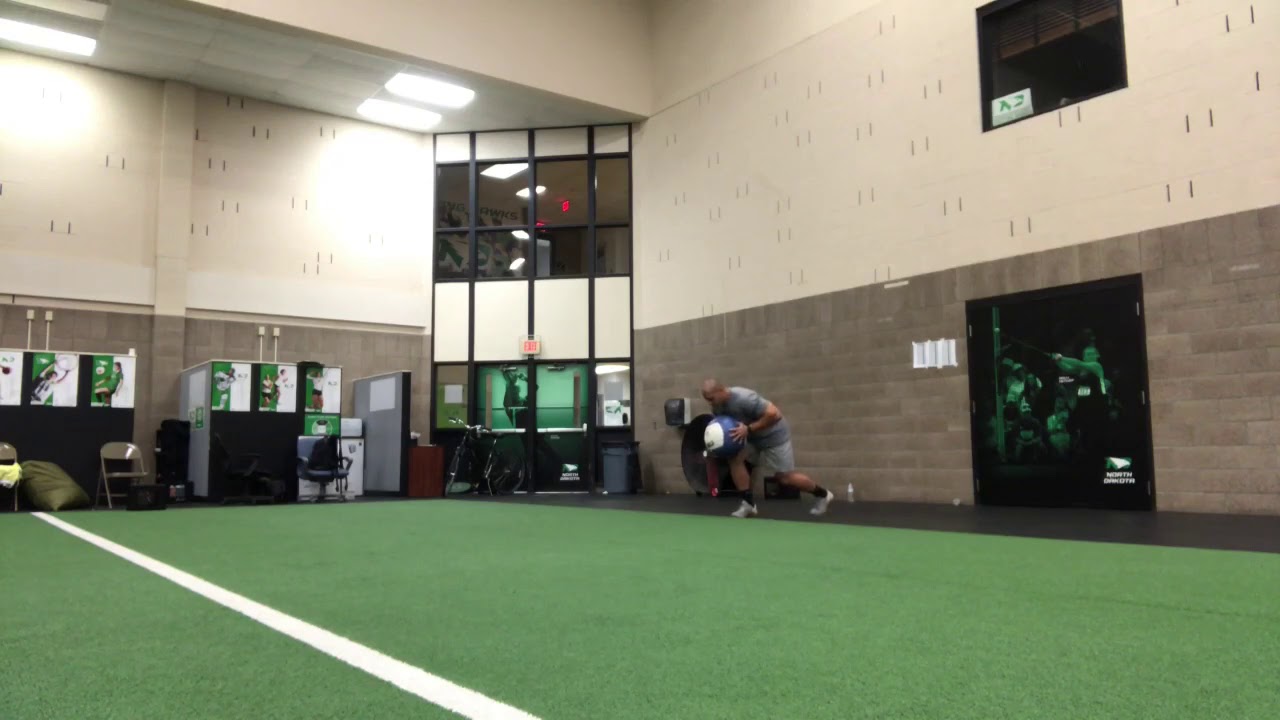 Med Ball Push to Sprint